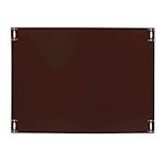 Qventi achterplaat Bruin - S - 1000x750mm
